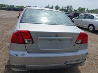 2005 Honda Civic VP with VIN 1HGES16395L004272, listed as a IAAI auction lot 42081185 with 190,587 mi miles and . Bid and sale history available at DreamBid. Image 6.