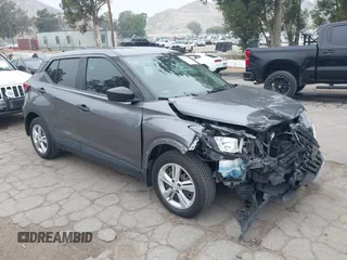 2021 Nissan Kicks S with VIN 3N1CP5BV1ML466062, listed as a IAAI auction lot 42142314 with 109,685 mi miles and . Bid and sale history available at DreamBid. Image 1.
