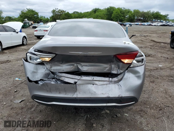 2015 Chrysler 200 Limited with VIN 1C3CCCAB0FN683937, listed as a Copart auction lot 56407055 with 107,889 mi miles and Salvage title. Bid and sale history available at DreamBid. Image 6.