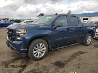 2021 Chevrolet Silverado 1500 Custom with VIN 3GCPYBEH1MG185453, listed as a Copart auction lot 78281804 with 75,380 mi miles and Salvage Title. Bid and sale history available at DreamBid. Image 1.
