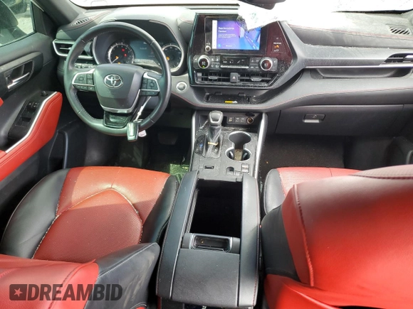 2023 Toyota Highlander L with VIN 5TDKDRAH0PS021783, listed as a Copart auction lot 58024745 with 61,752 mi miles and Salvage title. Bid and sale history available at DreamBid. Image 8.
