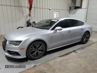 2018 Audi A7 Prestige with VIN WAU23AFC2JN051721, listed as a Copart auction lot 48557544 with 77,190 mi miles and Salvage Title. Bid and sale history available at carsss.com. Image 1.