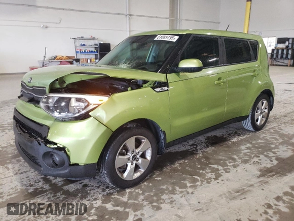 2019 Kia Soul with VIN KNDJN2A21K7913992, listed as a Copart auction lot 61089195 with 106,516 mi miles and Salvage title. Bid and sale history available at DreamBid. Image 1.