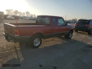 1998 Ford Ranger XL with VIN 1FTYR14XXWPA27096, listed as a Copart auction lot 47848255 with 129,080 mi miles and Salvage Title. Bid and sale history available at carsss.com. Image 3.
