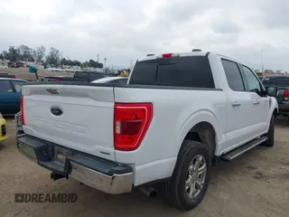 2021 Ford F-150 XL with VIN 1FTEW1C84MKD17415, listed as a IAAI auction lot 41896088 with 110,761 mi miles. Bid and sale history available at carsss.com. Image 4.