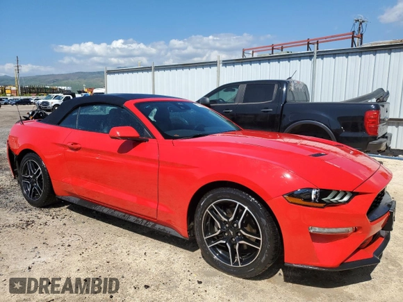 2022 Ford Mustang EcoBoost with VIN 1FATP8UH6N5124426, listed as a Copart auction lot 46550715 with 43,449 mi miles and Clean Title. Bid and sale history available at carsss.com. Image 4.