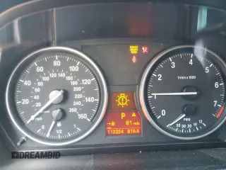 2008 BMW 3 Series 328xi with VIN WBAVC73558KP37642, listed as a Copart auction lot 61891395 with 113,254 mi miles and Salvage title. Bid and sale history available at DreamBid. Image 9.