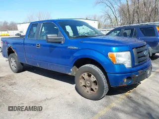 2009 Ford F-150 STX with VIN 1FTRX14WX9FB20731, listed as a IAAI auction lot 41969491 with 1 mi miles. Bid and sale history available at carsss.com. Image 1.