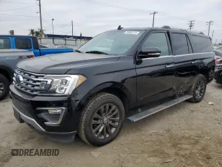 2020 Ford Expedition Max Limited z VIN 1FMJK2AT8LEA11950, wystawiony jako Copart lot #65082475 z przebiegiem 83 753 mil mil oraz Szkoda całkowita • Salvage title. Historia ofert i sprzedaży dostępna na DreamBid. Obrazek 1.