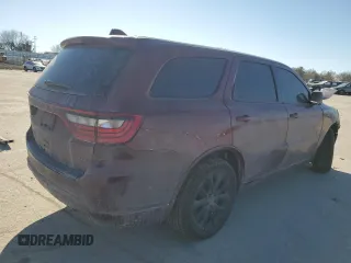 2018 Dodge Durango GT with VIN 1C4RDJDG4JC393672, listed as a Copart auction lot 42626405 with 86,356 mi miles and Salvage Title. Bid and sale history available at DreamBid. Image 3.