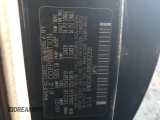 2022 Kia EV6 Wind with VIN KNDC34LA1N5062291, listed as a Copart auction lot 72363744 with 36,494 mi miles and Salvage Title. Bid and sale history available at carsss.com. Image 12.