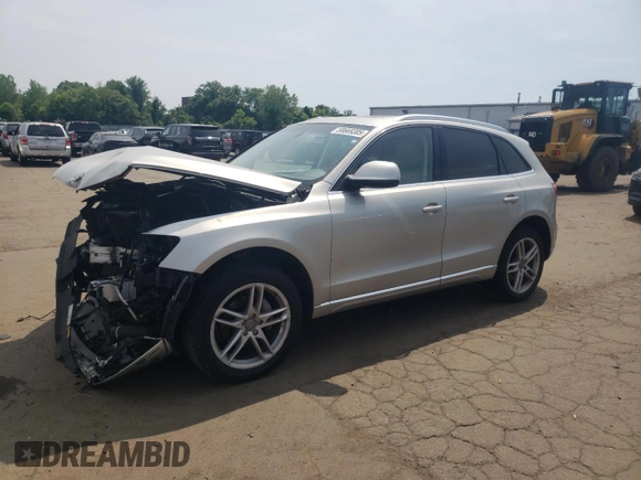 2014 Audi Q5 Premium Plus with VIN WA1LFAFP5EA014039, listed as a Copart auction lot 58669305 with Not provided miles and Salvage title. Bid and sale history available at DreamBid. Image 1.