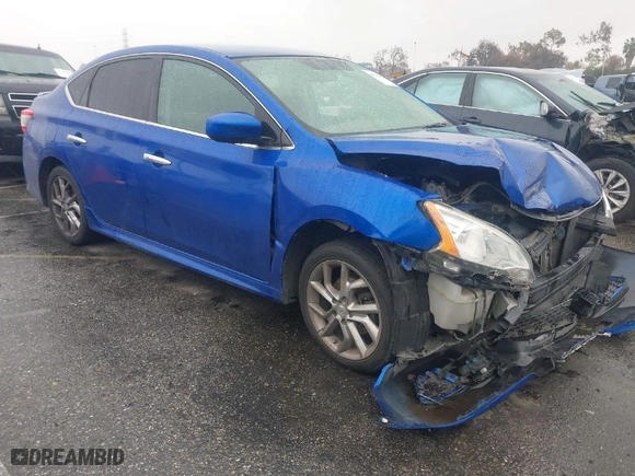 2014 Nissan Sentra SV with VIN 3N1AB7APXEY316010, listed as a IAAI auction lot 41769680 with 115,076 mi miles. Bid and sale history available at carsss.com. Image 1.