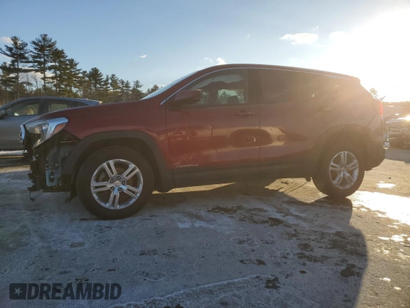 2019 GMC Terrain SLE with VIN 3GKALTEV5KL236476, listed as a Copart auction lot 56294185 with 97,072 mi miles and Non repairable. Bid and sale history available at DreamBid. Image 1.