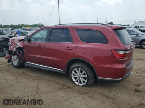 2015 Dodge Durango SXT with VIN 1C4RDJAG0FC120787, listed as a Copart auction lot 59395095 with 125,223 mi miles and Salvage title. Bid and sale history available at DreamBid. Image 2.