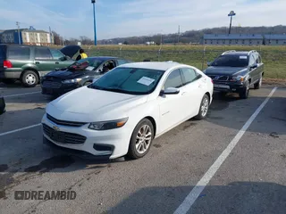 2018 Chevrolet Malibu LT with VIN 1G1ZD5ST4JF176895, listed as a IAAI auction lot 41105224 with 160,227 mi miles. Bid and sale history available at carsss.com. Image 2.