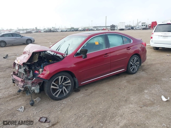 2018 Subaru Legacy Sport with VIN 4S3BNAS66J3012655, listed as a IAAI auction lot 41135266 with 1 mi miles. Bid and sale history available at carsss.com. Image 16.