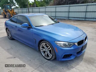 2014 BMW 4 Series 428i with VIN WBA3N3C55EK230214, listed as a Copart auction lot 56896865 with 77,024 mi miles and Salvage title. Bid and sale history available at DreamBid. Image 4.