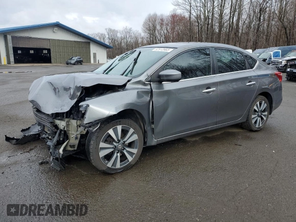 2019 Nissan Sentra SV with VIN 3N1AB7AP7KY236241, listed as a Copart auction lot 52913965 with 109,348 mi miles and Salvage Title. Bid and sale history available at carsss.com. Image 1.