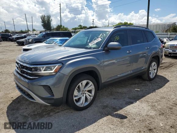 2021 Volkswagen Atlas SE with VIN 1V2JP2CAXMC562278, listed as a Copart auction lot 68907783 with 57,966 mi miles and . Bid and sale history available at DreamBid. Image 1.