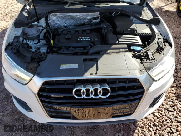 2017 Audi Q3 Premium with VIN WA1ECCFSXHR003528, listed as a Copart auction lot 49748425 with 91,161 mi miles and Salvage Title. Bid and sale history available at carsss.com. Image 14.