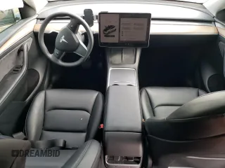 2023 Tesla Model Y Long Range with VIN 7SAYGDEE3PF614078, listed as a Copart auction lot 54539645 with 39,194 mi miles and Salvage Title. Bid and sale history available at DreamBid. Image 8.