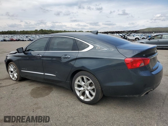 2018 Chevrolet Impala Premier with VIN 2G1125S37J9145698, listed as a Copart auction lot 52649785 with 104,372 mi miles and Salvage Title. Bid and sale history available at DreamBid. Image 2.