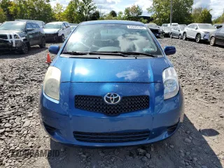 2008 Toyota Yaris with VIN JTDJT923885206351, listed as a Copart auction lot 72245144 with 262,643 mi miles and Salvage Title. Bid and sale history available at DreamBid. Image 5.