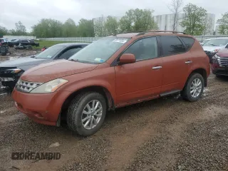 2005 Nissan Murano SL z VIN JN8AZ08W95W441878, wystawiony jako Copart lot #59869955 z przebiegiem 134 850 mil mil oraz Nie do naprawy • Non repairable. Historia ofert i sprzedaży dostępna na DreamBid. Obrazek 1.