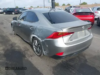 2020 Lexus IS with VIN JTHGA1D20L5105897, listed as a IAAI auction lot 41926240 with 72,818 mi miles. Bid and sale history available at carsss.com. Image 3.