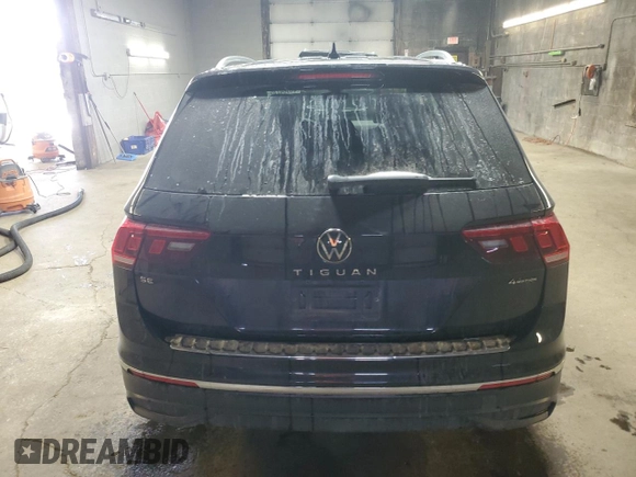 2023 Volkswagen Tiguan SE with VIN 3VVMB7AX0PM074835, listed as a Copart auction lot 44684735 with 18,481 mi miles and Salvage Title. Bid and sale history available at DreamBid. Image 6.