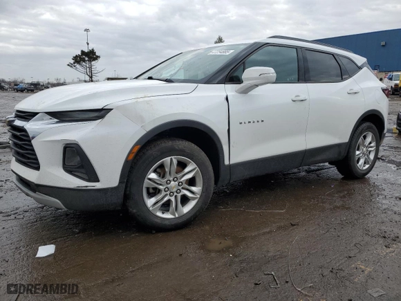 2019 Chevrolet Blazer with VIN 3GNKBBRA4KS686301, listed as a Copart auction lot 47254885 with 71,688 mi miles and Salvage Title. Bid and sale history available at carsss.com. Image 1.