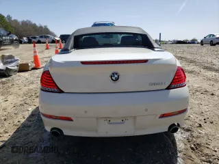 2008 BMW 6 Series 650i with VIN WBAEB53578CX60504, listed as a Copart auction lot 48142175 with 112,584 mi miles and Salvage Title. Bid and sale history available at carsss.com. Image 6.