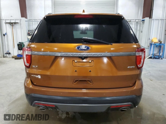 2017 Ford Explorer XLT with VIN 1FM5K8D84HGB45734, listed as a Copart auction lot 55063125 with 89,779 mi miles and Salvage Title. Bid and sale history available at carsss.com. Image 6.