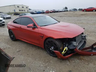 2020 BMW M4 with VIN WBS4Y9C07LFJ12184, listed as a Copart auction lot 49151884 with 19,609 mi miles and Salvage Title. Bid and sale history available at carsss.com. Image 4.