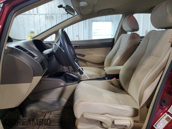 2008 Honda Civic LX z VIN 1HGFA16538L021789, wystawiony jako Copart lot #58223345 z przebiegiem 128 089 mil mil oraz Szkoda całkowita • Salvage title. Historia ofert i sprzedaży dostępna na DreamBid. Obrazek 7.