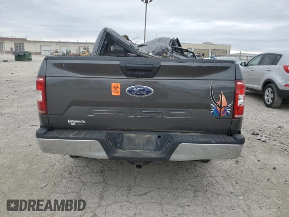 2019 Ford F-150 XL with VIN 1FTEW1CB4KKE45601, listed as a Copart auction lot 53000315 with 107,911 mi miles and Salvage title. Bid and sale history available at DreamBid. Image 6.
