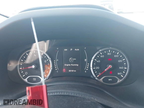 2016 Jeep Renegade Latitude with VIN ZACCJABTXGPC53077, listed as a IAAI auction lot 42134081 with 30,191 mi miles and . Bid and sale history available at carsss.com. Image 7.