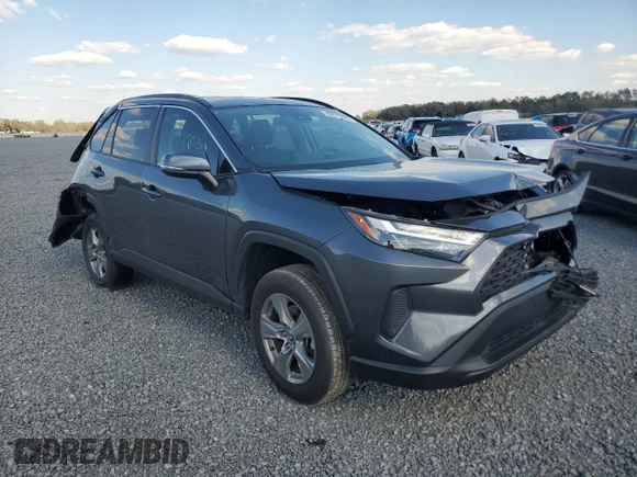 2023 Toyota RAV4 XLE with VIN 2T3W1RFVXPC251243, listed as a Copart auction lot 46875395 with 28,222 mi miles and Salvage Title. Bid and sale history available at carsss.com. Image 4.