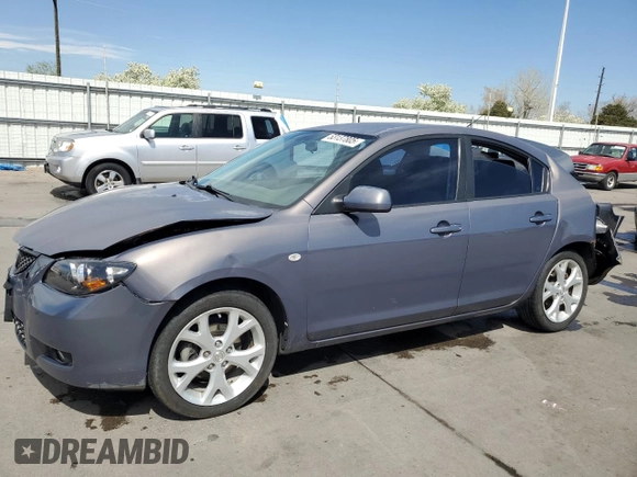 2009 Mazda Mazda3 i Touring Value with VIN JM1BK32F791242698, listed as a Copart auction lot 53137805 with 132,137 mi miles and Salvage Title. Bid and sale history available at carsss.com. Image 1.