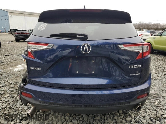2021 Acura RDX w/Advance Package with VIN 5J8TC2H77ML012783, listed as a Copart auction lot 88412225 with 34,977 mi miles and Salvage Title. Bid and sale history available at carsss.com. Image 6.
