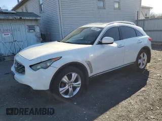 2011 Infiniti FX35 with VIN JN8AS1MW8BM140882, listed as a Copart auction lot 50082765 with 159,075 mi miles and Clean Title. Bid and sale history available at carsss.com. Image 1.