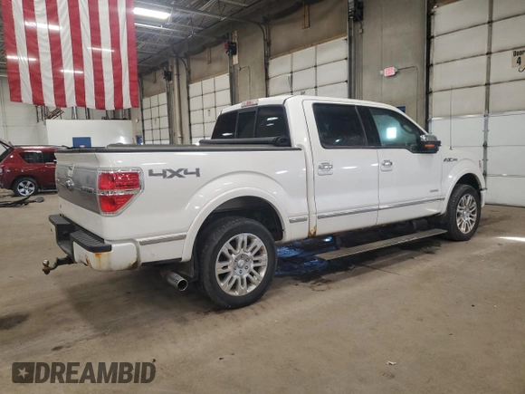 2013 Ford F-150 XL with VIN 1FTFW1ETXDFA18574, listed as a Copart auction lot 46163535 with 221,320 mi miles and Clean title. Bid and sale history available at DreamBid. Image 3.