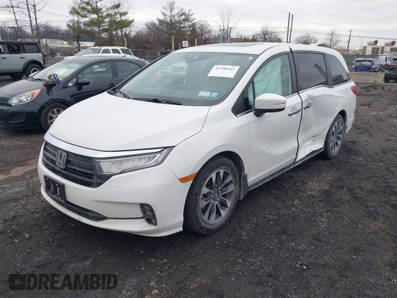 2023 Honda Odyssey EX-L with VIN 5FNRL6H64PB057372, listed as a IAAI auction lot 41306641 with 133,803 mi miles. Bid and sale history available at carsss.com. Image 17.