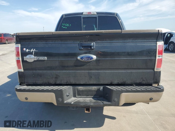 2012 Ford F-150 XL with VIN 1FTFW1ET1CKE04712, listed as a Copart auction lot 58817134 with 170,284 mi miles and Salvage Title. Bid and sale history available at carsss.com. Image 6.