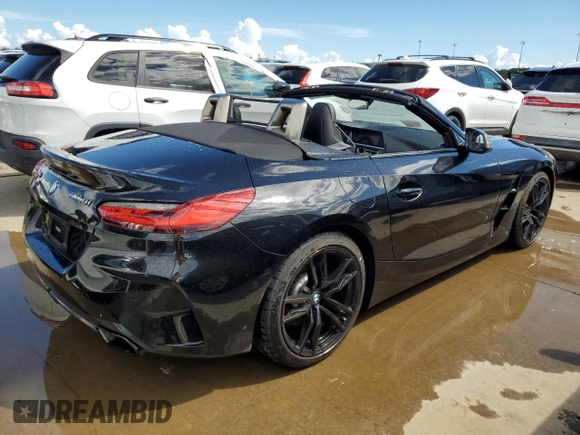 2020 BMW Z4 sDriveM40i z VIN WBAHF9C08LWW33054, wystawiony jako Copart lot #73803034 z przebiegiem Nie podano mil oraz Nie do naprawy. Historia ofert i sprzedaży dostępna na DreamBid. Obrazek 3.