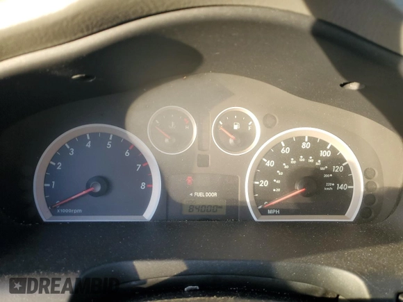 2005 Hyundai Santa Fe GLS with VIN KM8SC73E35U992596, listed as a Copart auction lot 82934614 with 84,000 mi miles and Salvage Title. Bid and sale history available at carsss.com. Image 9.
