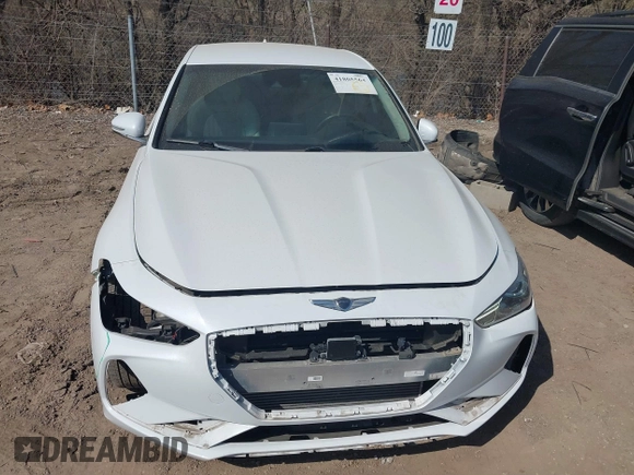 2019 Genesis G70 Advanced with VIN KMTG54LE7KU035128, listed as a IAAI auction lot 41805564 with 35,277 mi miles and . Bid and sale history available at carsss.com. Image 6.