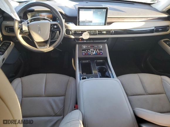 2023 Lincoln Aviator Reserve with VIN 5LM5J7WC9PGL04743, listed as a Copart auction lot 87065414 with 7,906 mi miles and Salvage Title. Bid and sale history available at carsss.com. Image 8.