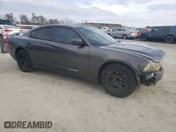 2013 Dodge Charger SXT with VIN 2C3CDXHG9DH696889, listed as a Copart auction lot 42578885 with 166,226 mi miles and Salvage Title. Bid and sale history available at carsss.com. Image 4.